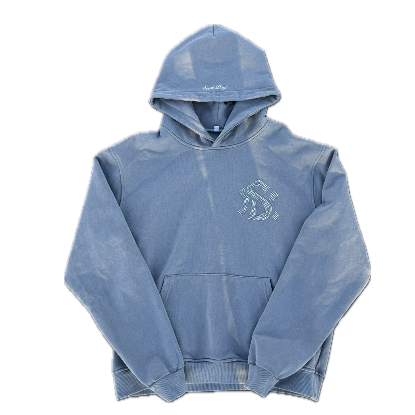 Seven York Rhinestone Hoodie “Grey”